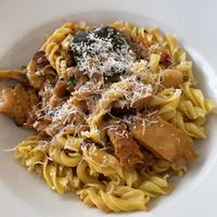 no chicken fenchel pasta  at Emmax in Lanzarote