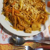 Vegan Pad thai at Terry's Thai Cafe in Ingleside