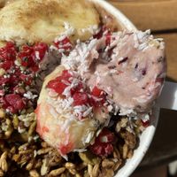 Smoothie bowl at The Green Moustache in Squamish