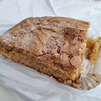 Coca de yanda at Panaderia Los Manchegos in Valencia