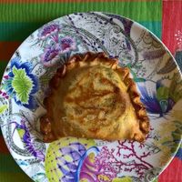 Spinach filled pastry at Panaderia Los Manchegos in Valencia