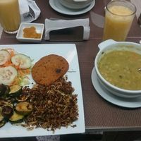 Another menu of the day at berenjena vegetariana at Avocados in Bogota