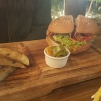 Hawaiin Burger at Marcial by Mako in Cabo San Lucas