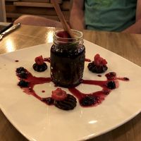 Vegan dessert at Marcial by Mako in Cabo San Lucas