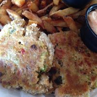 Vegan Jackfruit Crab Cakes at Smithtown Seafood in Lexington