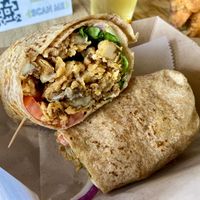 Oyster Mushroom Po Boy  at Smithtown Seafood in Lexington