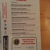 Menu at Smithtown Seafood in Lexington