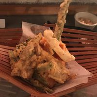 Vegetable tempura at Midtown Sushi in Sacramento