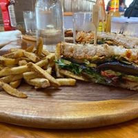 Mushroom sandwich  at Crockett's Public House in Puyallup