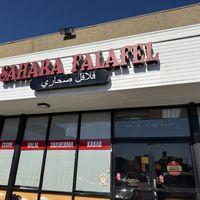 Exterior sign   at Sahara Falafel in Anaheim