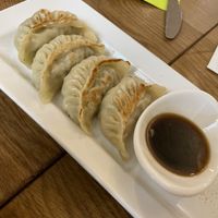 Vegan dumplings  at De Kade in Rotterdam