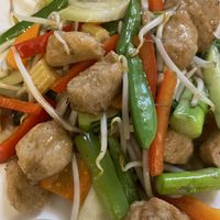  chip suey with veg chicken  at De Kade in Rotterdam