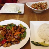 vegan stir fry at De Kade in Rotterdam