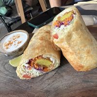 Katsu tofu wrap  at Happy Banana in 