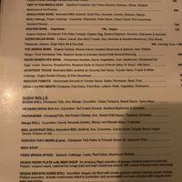 Vegan / vegetarian menu   at Happy Banana in 
