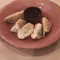 Vegetable gyoza at Happy Banana in 