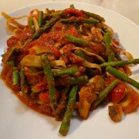 Vegetable pasta (custom order)  at Glacier Brewhouse in Anchorage