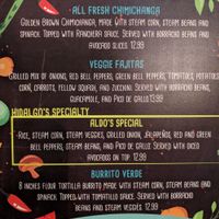 Updated menu at Hidalgo's Mexican Restaurant in Edmond