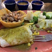 Amazing vegan meal at Hidalgo's Mexican Restaurant in Edmond