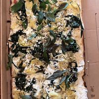 Medium pizza at Jules Thin Crust Pizza in Princeton