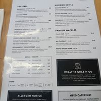 Menu at Mama-P in Charlestown