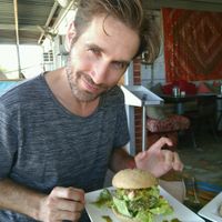 The Green Machine burger pre-anihilation at Roark and Co in Fremantle