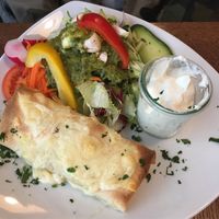 vegetarian wrap at Cafe Lulu in Hannover