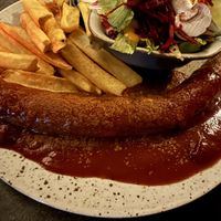 Vegane Currywurst  at Cafe Lulu in Hannover