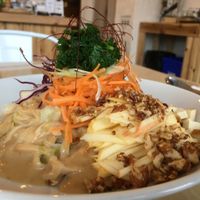 Rice Noodles at The Workshop Vegetarian Cafe in North Vancouver