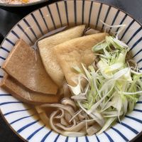 Kansai style udon   at The Workshop Vegetarian Cafe in North Vancouver
