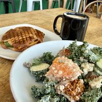   at The Workshop Vegetarian Cafe in North Vancouver