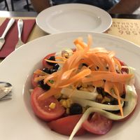 Mixed salad  at Cantine Bernardini in Lucca