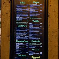 La carta at Good Food in Zagreb