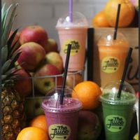 Smoothies (they have 11 different ones) at Good Food in Zagreb