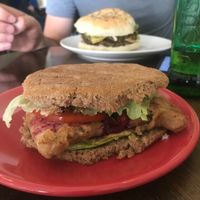 soy fillet sandwich and burger at Doo it! in Cluj-napoca