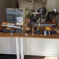 Display at Cock-A-Doodle-Doo in Toronto