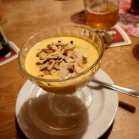 Kürbis Mango Creme at Restaurant OM in Koblenz