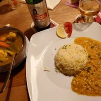 Linsenbeilage, Reis, Gemüse at Restaurant OM in Koblenz