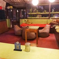 Nice rooftop area, there’s regular tables in the downstairs bit too at Sarangi Vegetarian Restaurant in Kathmandu