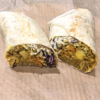 Vegan Burrito at La Huerta de Almeria - La Latina in Madrid