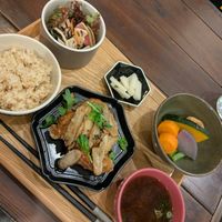 the lunch set! at Fukamidori in Fukui