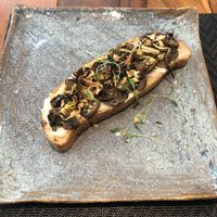 Toast de cogumelos at Greenmix in Recife