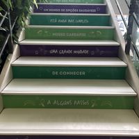 Escada para o restaurante at Greenmix in Recife