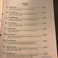 menu 2 at Vega Burger in Minsk