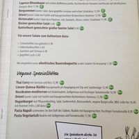 Neue Speisekarte Azgust 2021 at Beim Olivenbauer in Fuessen