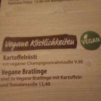 Menu at Beim Olivenbauer in Fuessen