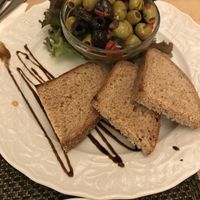 Bread and olives at Beim Olivenbauer in Fuessen