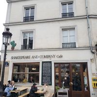 exterior (bookshop next door) at Shakespeare and Company Cafe in Paris