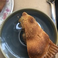 Vegan apple pie   at Shakespeare and Company Cafe in Paris