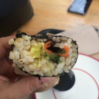 Vegan temaki at Shakespeare and Company Cafe in Paris